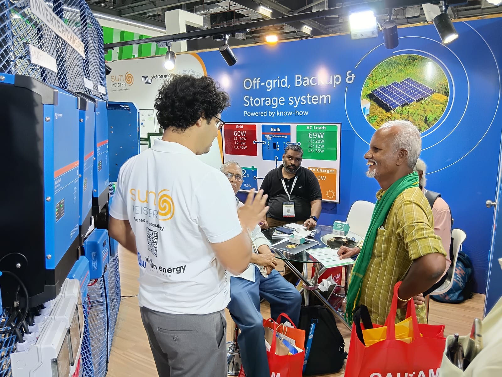 Sunmeister at REI 2025: Discover India’s Next-Gen Solar Solutions with Victron Energy 3